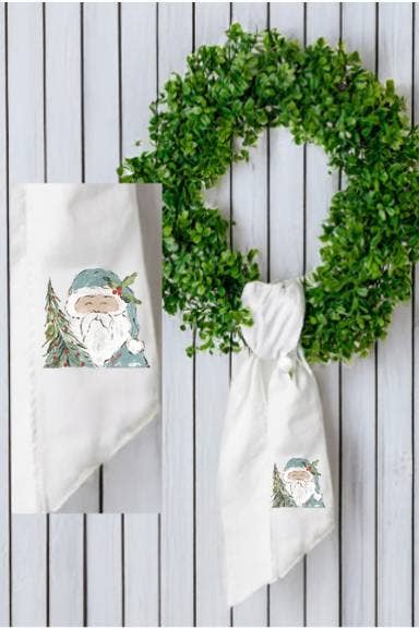 Haley Blue Santa Sash