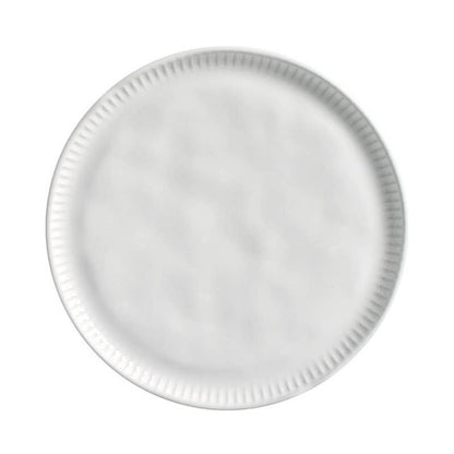 Linhas Bio New White Dessert Plate, 8.46"