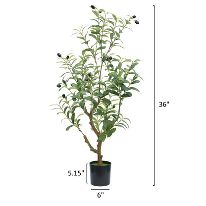 Extra-Dense Foliage-Artificial Quality Realistic Olive Tree