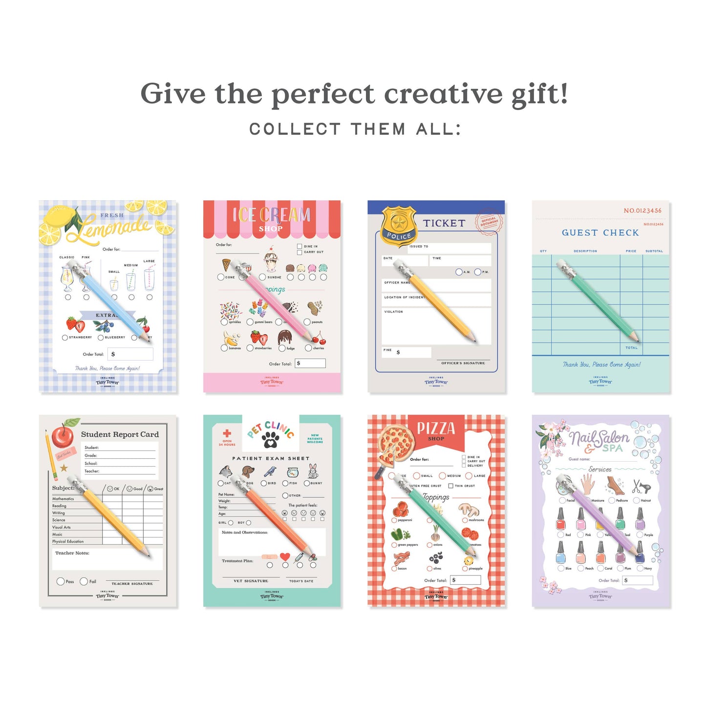 Inklings Tiny Town™ Play Notepad - Pizza Shop