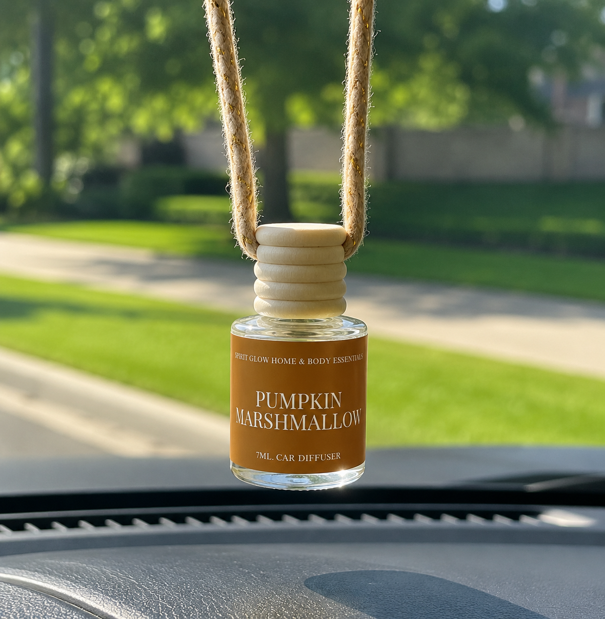 Pumpkin Marshmallow- Hanging Car Diffuser