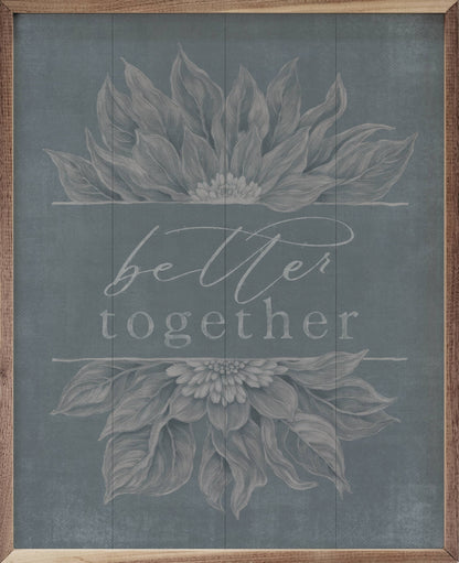 Better Together Blue Floral