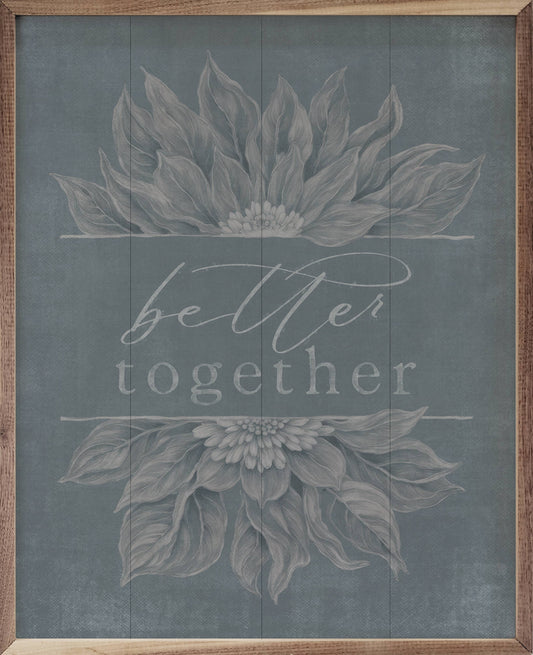 Better Together Blue Floral